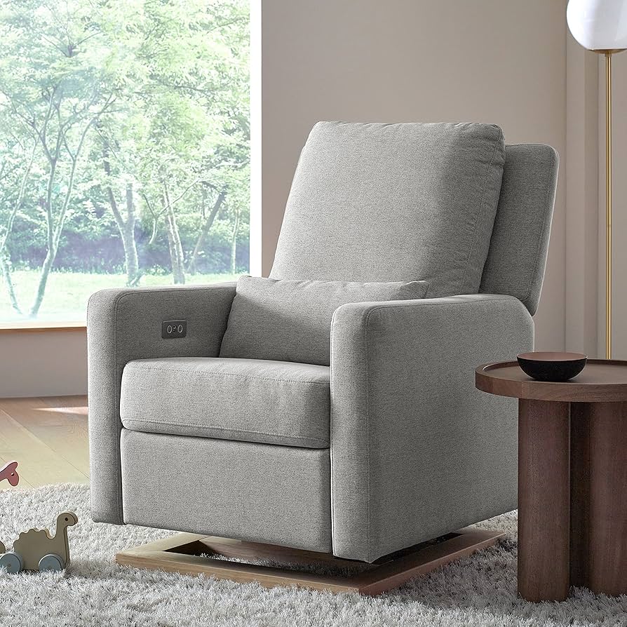 Babyletto Sigi Electronic Power Recliner and Swivel Glider